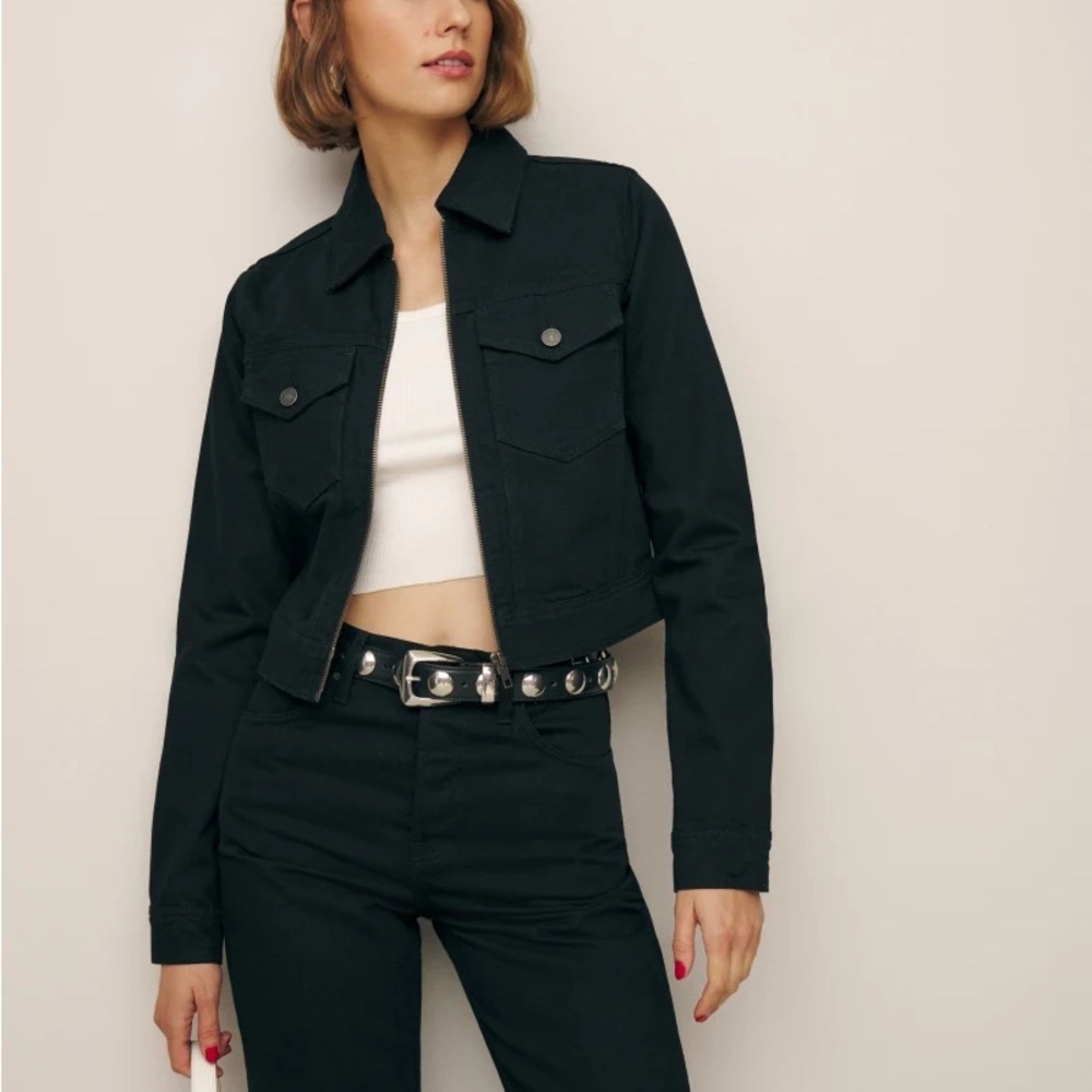 Reformation x Camille Rowe Denim Jacket  Small